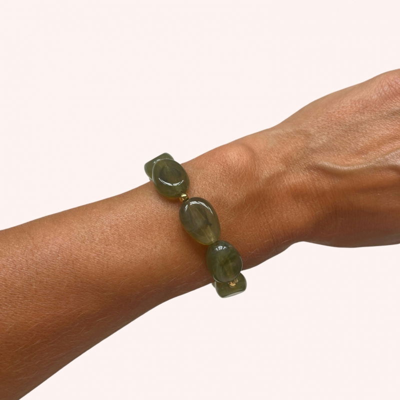 Bracelet Bougainvillier - Kaki