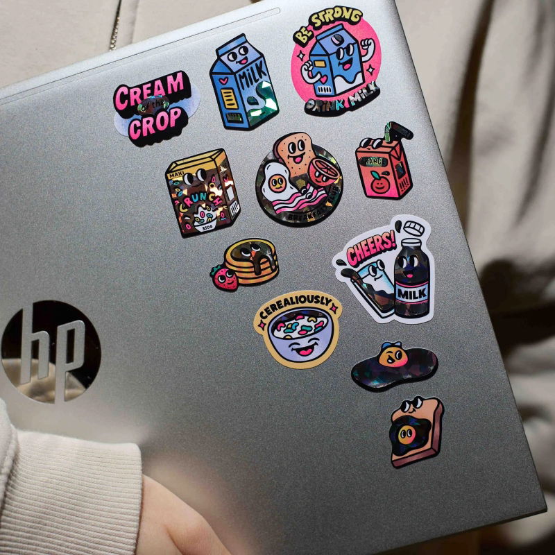 Stickers | Brique de lait