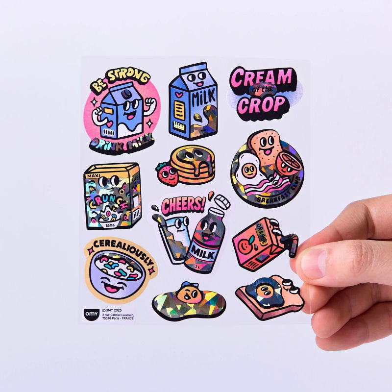 Stickers | Brique de lait