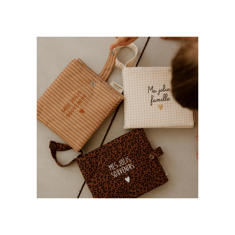 Mini album photos | Léopard marron