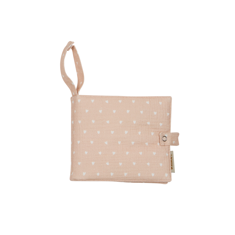 Mini album photos | Beige petits coeurs