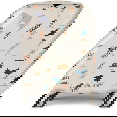 Valise rigide Norelle| Créatures de la mer - Liewood