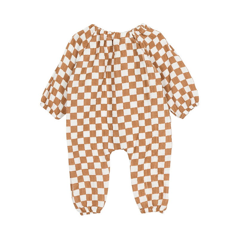 Tenue poupée sans col | Damier