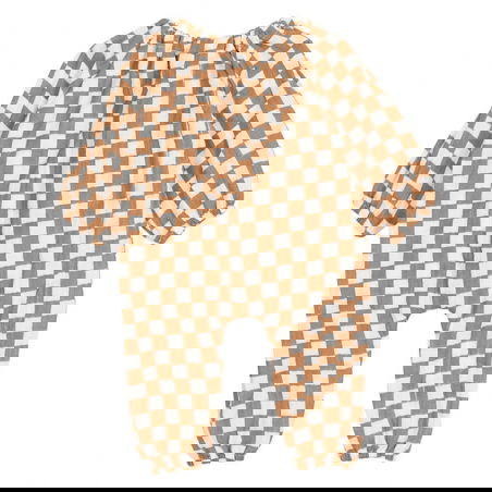 Tenue poupée sans col | Damier - Atelier wagram