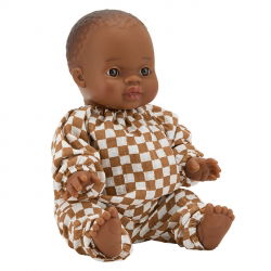 Tenue poupée sans col | Damier