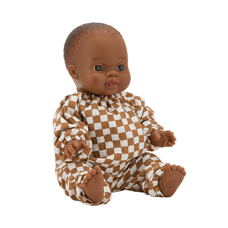 Tenue poupée sans col | Damier