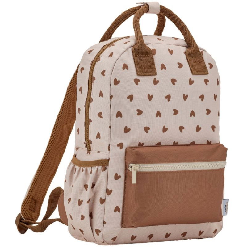 Sac à dos | Coeurs marron