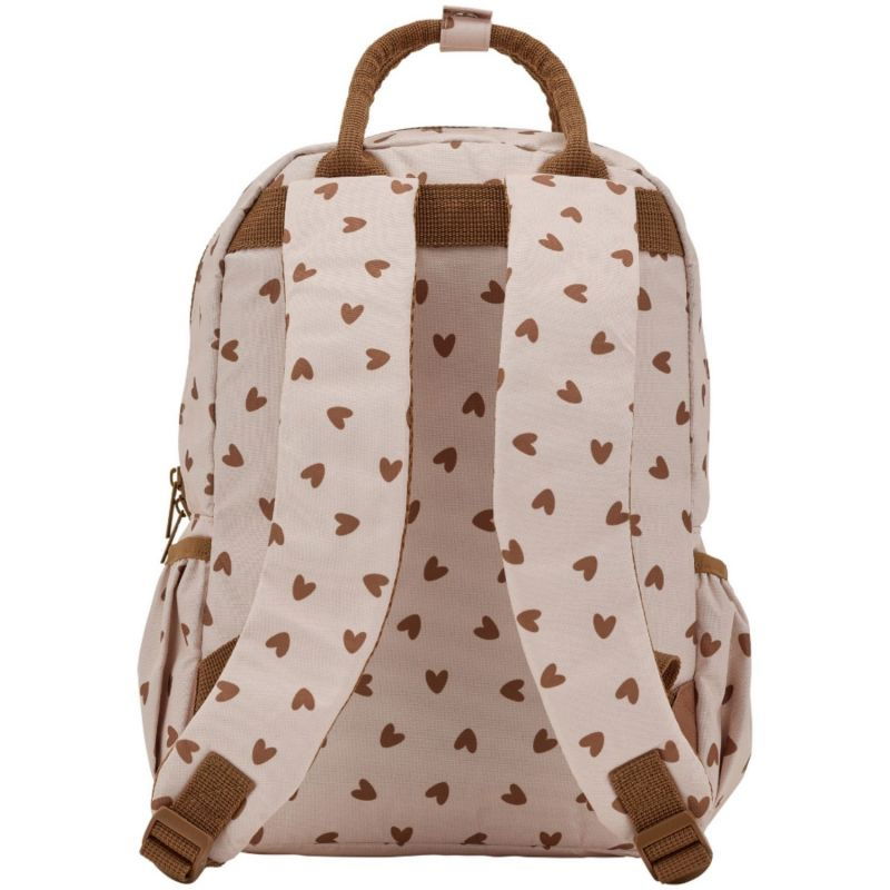 Sac à dos | Coeurs marron