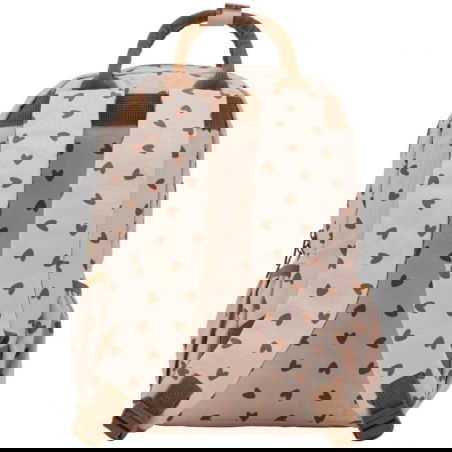 Sac à dos | Coeurs marron - Atelier wagram