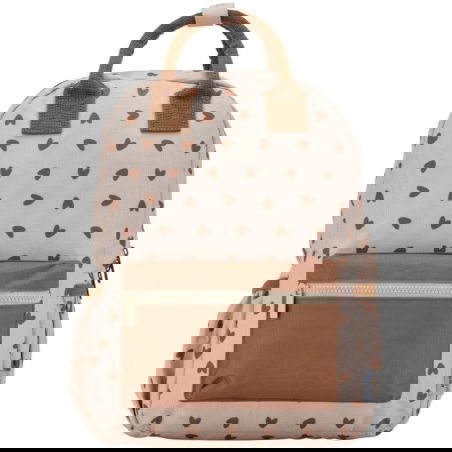 Sac à dos | Coeurs marron - Atelier wagram