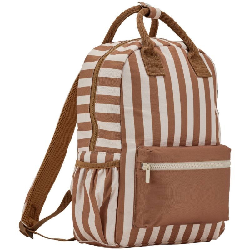Sac à dos | Rayures marron