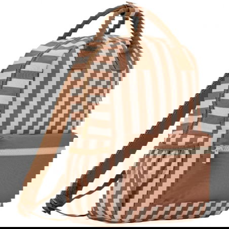 Sac à dos | Rayures marron - Atelier wagram