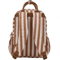 Sac à dos | Rayures marron