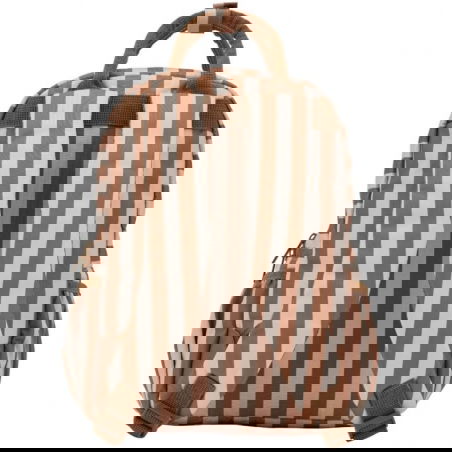 Sac à dos | Rayures marron - Atelier wagram