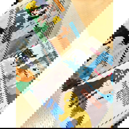 Journal bébé tissu | Les chiens - Crinkly