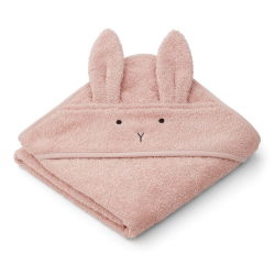 Cape de bain coton bio | Lapin corail - Liewood
