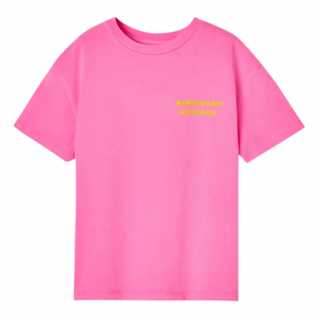 T-shirt enfant Fizvalley | Rose fluo - American Vintage