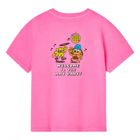 T-shirt enfant Fizvalley | Rose fluo - American Vintage
