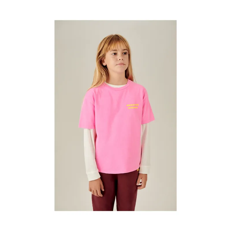 T-shirt enfant Fizvalley | Rose fluo