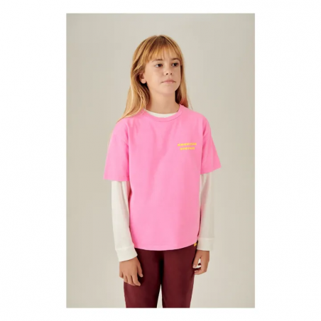 T-shirt enfant Fizvalley | Rose fluo - American Vintage