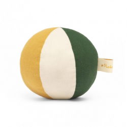 Balle tissus bébé 10 cm | Moutarde - Ratatam