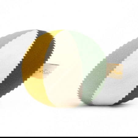 Balle tissus bébé 10 cm | Moutarde - Ratatam