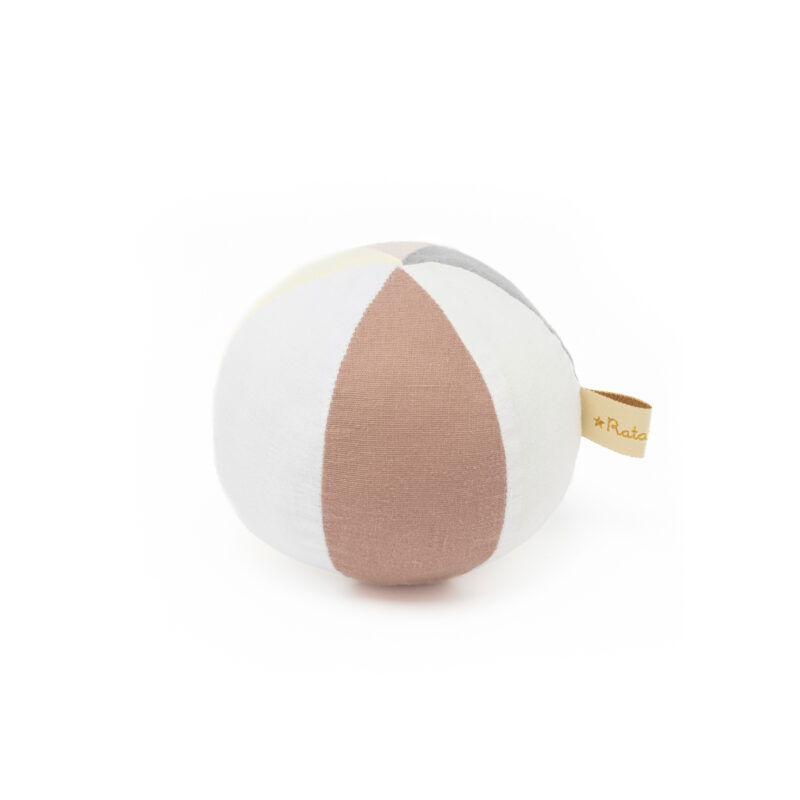 Balle tissus bébé 10 cm | Rose