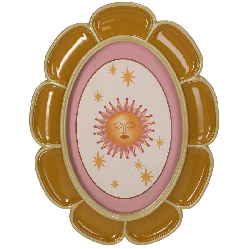 Cadre photo polyrésine | Ocre 15 cm