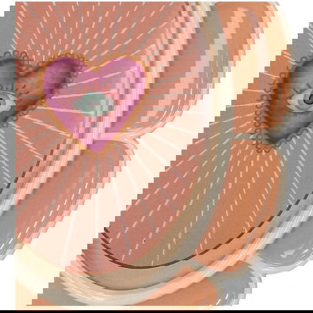 Cadre photo polyrésine | Rose 15 cm - Sélection déco