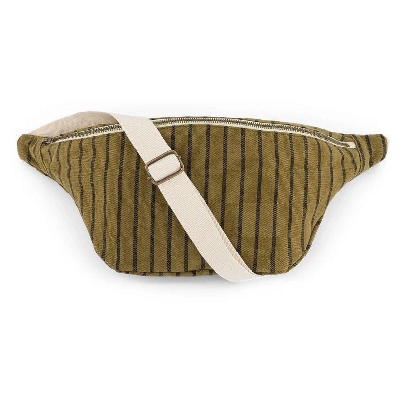 Sac banane | Rayures Tennis Olive