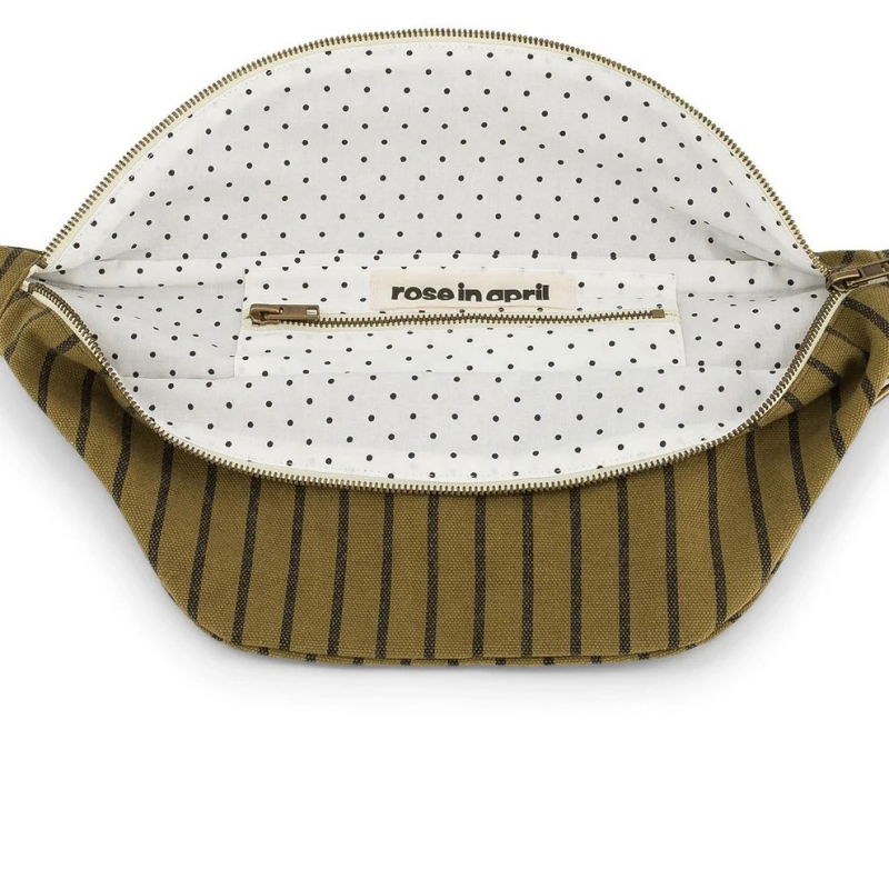 Sac banane | Rayures Tennis Olive