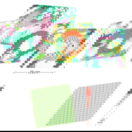 Coloriages magiques | Coucou caché maman-bébé du jardin - Djeco