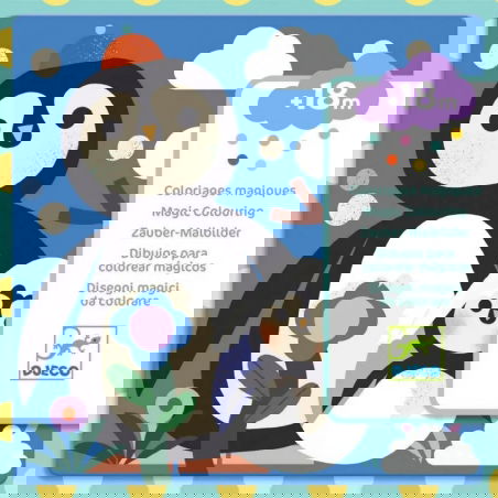 Coloriages magiques | Coucou caché maman-bébé du monde - Djeco