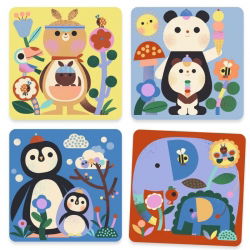 Coloriages magiques | Coucou caché maman-bébé du monde