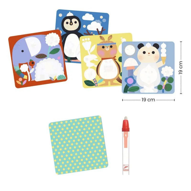 Coloriages magiques | Coucou caché maman-bébé du monde