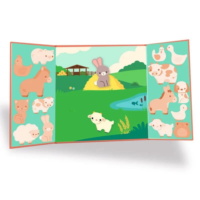 Stickers épais repositionnables | Les animaux de la ferme