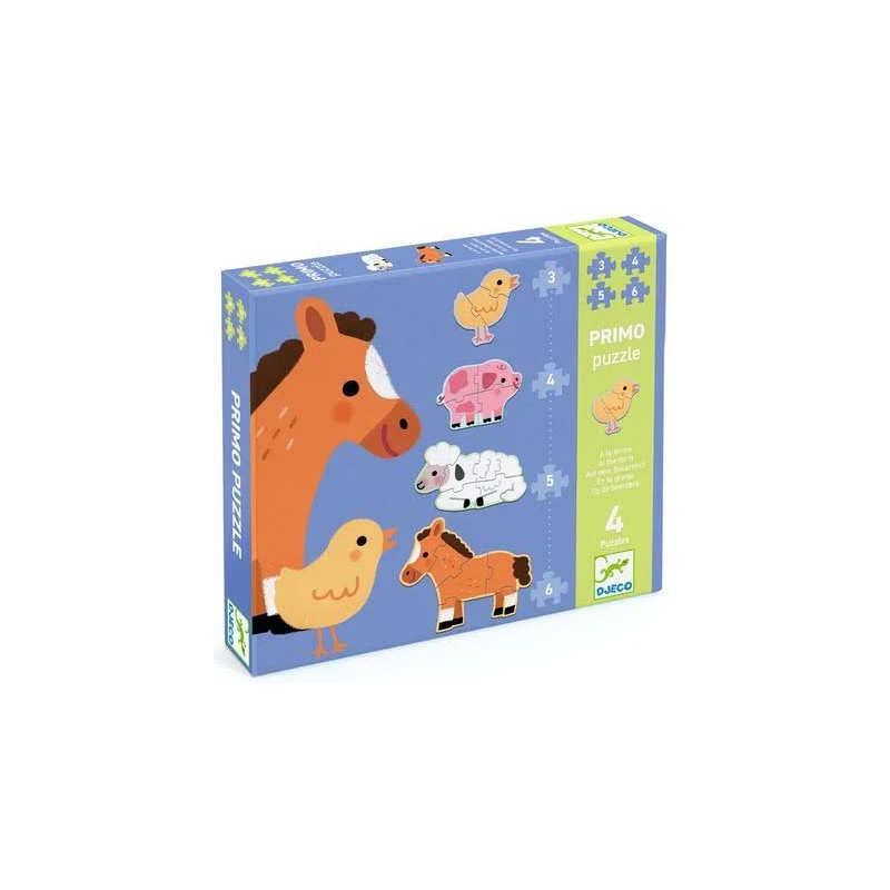 Primo puzzle évolutif | A la ferme