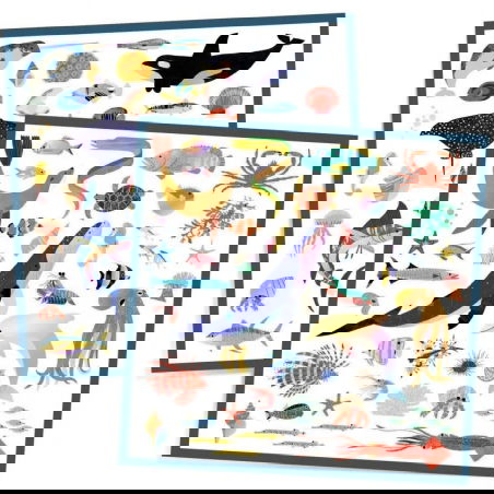 Stickers métalliques Océan