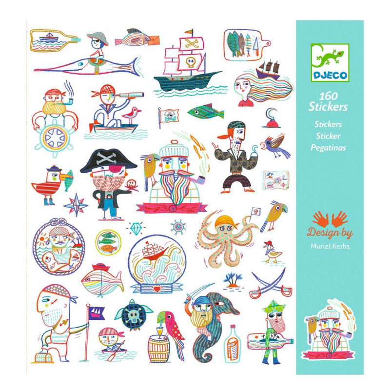 Stickers Les pirates attaquent !