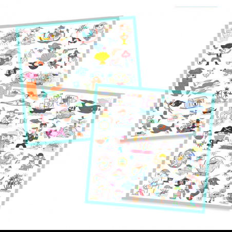 Stickers Les pirates attaquent ! - Djeco