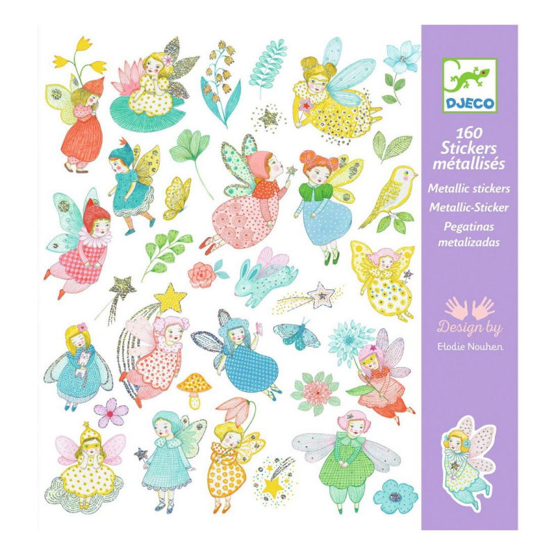 Stickers métallisés Scintillantes Fées