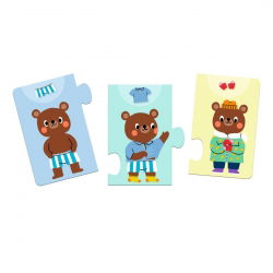 Puzzle 10 pièces Nounours s'habille