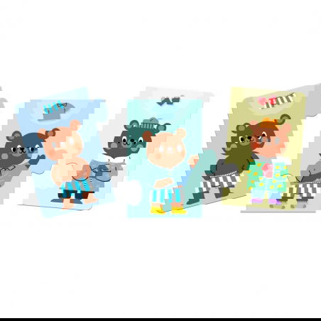 Puzzle 10 pièces Nounours s'habille - Djeco