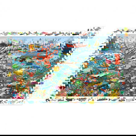 Puzzle d'observation 200 pièces - Les secrets de la mer - Djeco