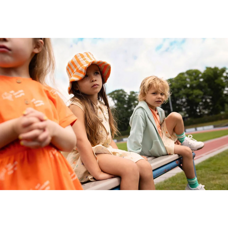 Bob enfant | Rayures oranges