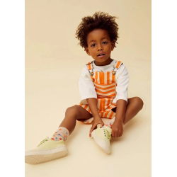 Salopette à rayures