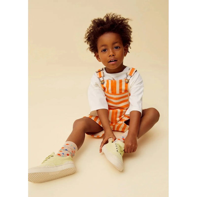 Salopette à rayures