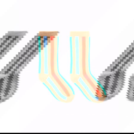 Chaussettes | Rayures vert - Sproet & Sprout