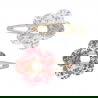 Lot de 2 barrettes | Fleurs à paillettes