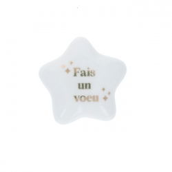 Etoile en céramique | Fais un voeu - Le petit souk